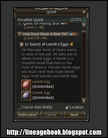 Quest Help Rood Raise A New Pet!--(Quest para Adenas) 04