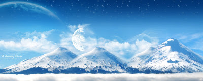 قصص محفزة في تنمية الذات - صفحة 2 Dual-Screen-A-Dreamy-World-Snowy-Mountain-2560x1024