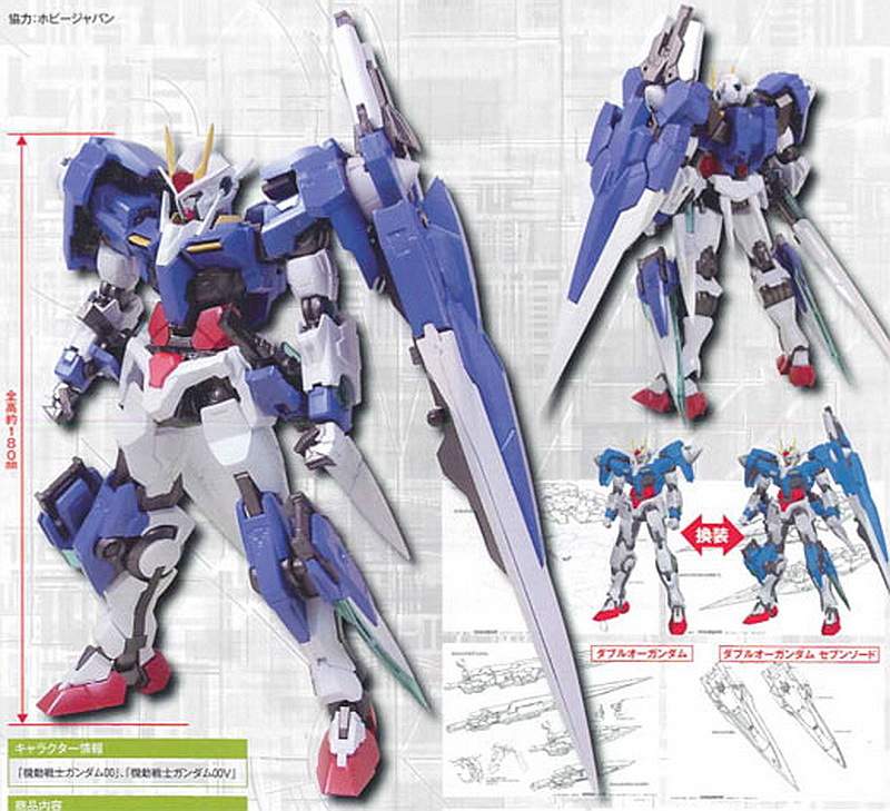 GN-0000/7S - 00 Gundam Seven Sword -Kidou Senshi Gundam 00- (Bandai) 2