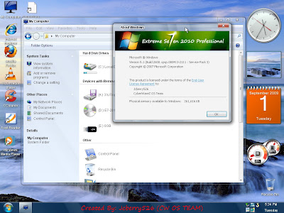 Windows Extreme Seven 2010 Professional | 530 Mb 160999