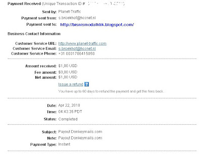 Pembayaran dari DonkeyMails Donkeymails-11th-payment-proof