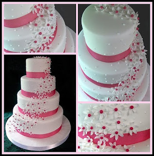 مجموعة تورتات للمناسبات Daisies-Dots-wedding%2Bcake