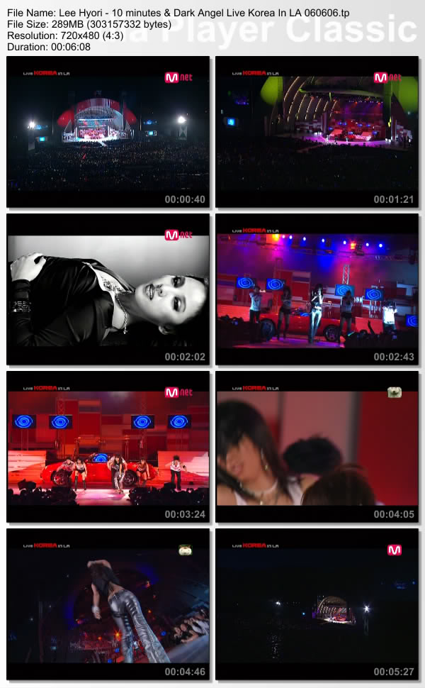 [060606] Hyori - 10 minutes & Dark Angel (Live Korea In LA) [289M/tp] LeeHyori-10minutesDarkAngelLiveKore