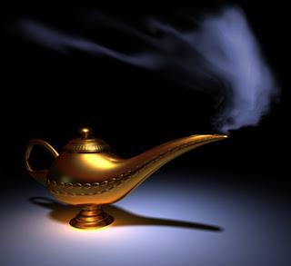 المصباح وأمنيات الزوجة  Magic-lamp