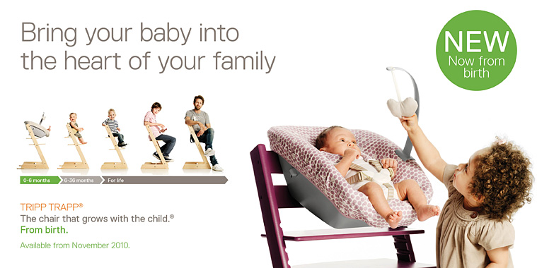 Stokke Tripp Trapp dés la naissance... Www.stokke