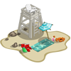 New Farmville Animal مجموعة جديدة مع طائر بحري رائع من فارم فيل LE-Decoration-Costal-Beach