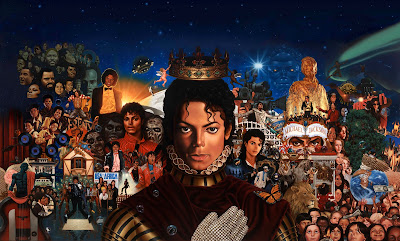 Capa do álbum de "Michael" foi criado pelo pintor Kadir Nelson em 2009 Mural4