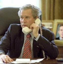 Some Humor (I hope) Bush_phone_upsidedown