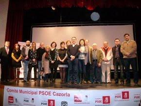 PSOE DE CAZORLA. NUEVA LISTA ELECTORAL Candidatura