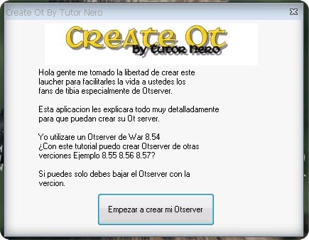 Programa Para Abrir Tu Servidor De Tibia! Aa