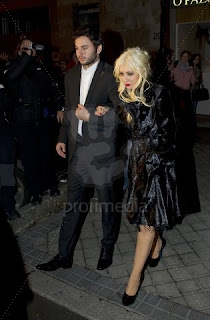 Christina y Matt saliendo de fiesta posterior al estreno de Burlesque  en Madrid Profimedia-0088252835