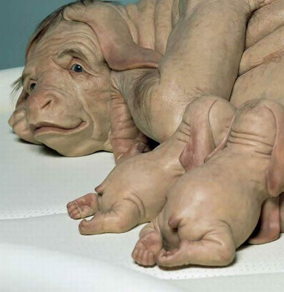 வினோதமான படங்கள்  Sculptures_by_Patricia_Piccinini22