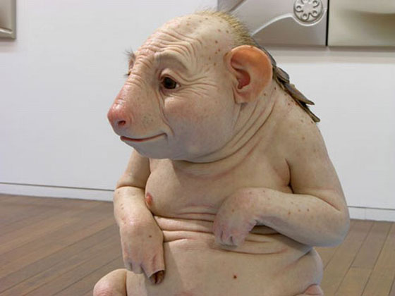 வினோதமான படங்கள்  Sculptures_by_Patricia_Piccinini18