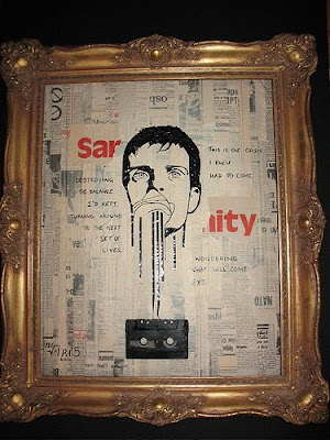 Cassette Reel Art Ian-curtis