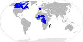 10 Bahasa yang paling banyak digunakan di dunia French-language-map