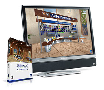 برنامج رهيب يحول سطح المكتب الى منزل تتمشى فيه 3dna desktop 3dna