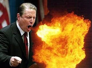 The politics of global warming — Random thoughts Al-gore-fire