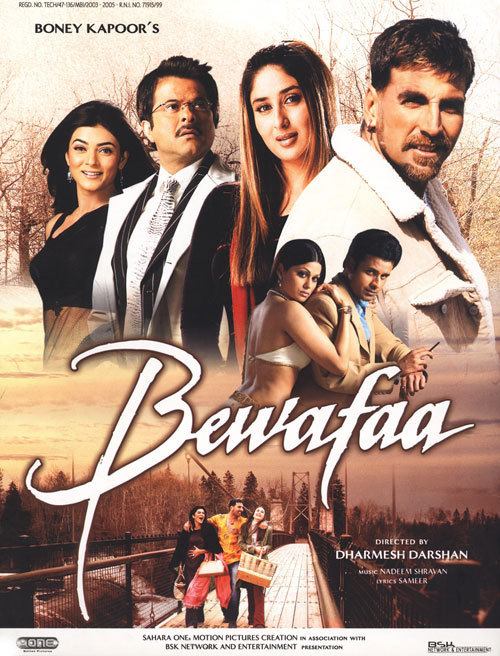  انفراد لموقعنا بالترجمة الاحترافية فيلم الرومانسية لاكشاى كومار وكارينا كابورBewafaa (2005) DVDRiP  BEWAFAA