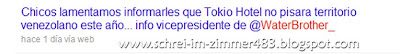 I Tokio Hotel non visiteranno il Venezuela quest'anno. Die_jumbies