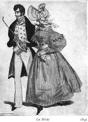 La moda femenina durante el periodo romántico 1831LaMode
