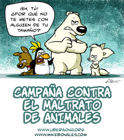 Los derechos Universales de los Animales Campania_maltrato