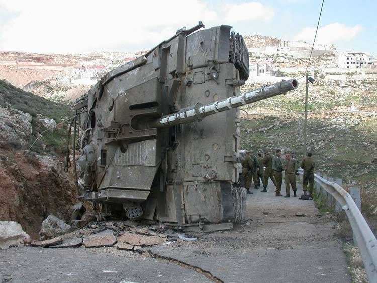 اللغم الالكترونى المضاد للدبابات  Israeli-tank