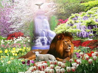 ¿Porqué un Milenio?¿Realmente necesita Jesús regresar a la tierra para reinar?  Por Dr. David R. Reagan   Lamb_lion_20waterfall_20small_20flat