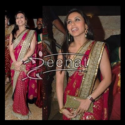 Sari-ul indian & bijuterii indiene  - Pagina 3 Rani-Mukherjee-In-Formal-Sa