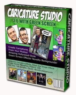 إصنع أحلى الصور الكاريكاتورية لأعز الأشخاص مع الخباز Caricature Studio 3.6 Caricature-Studio-Green