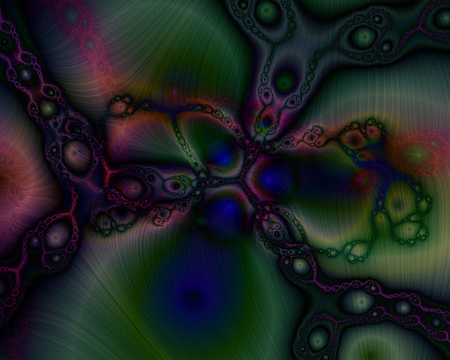 Fraktal art Layered-fractal-patterns