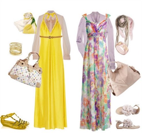 كولكشن فساتين 2012 المحجبات Maxi-dresses-for-veiled-girls-2