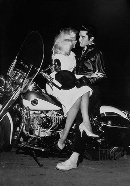 Les stars et les harleys - Page 2 Elvis-58