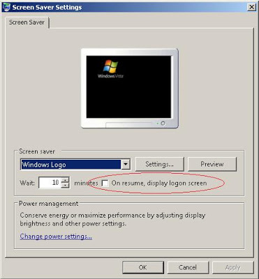 ScreenSaver - Login செய்வதை தவிர்ப்பது எப்படி ? Uncheck