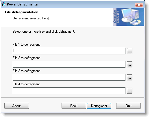 Defragmentation செய்ய இலவச மென்பொருள் - Power Defragmenter 3.0 P2-files