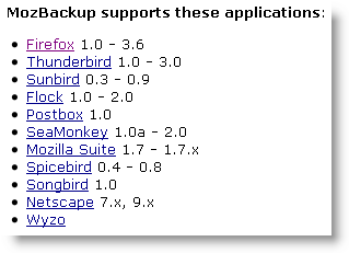 Firefox உலவியை Backup மற்றும் Restore செய்ய இலகுவான இலவச மென்பொருள் Support