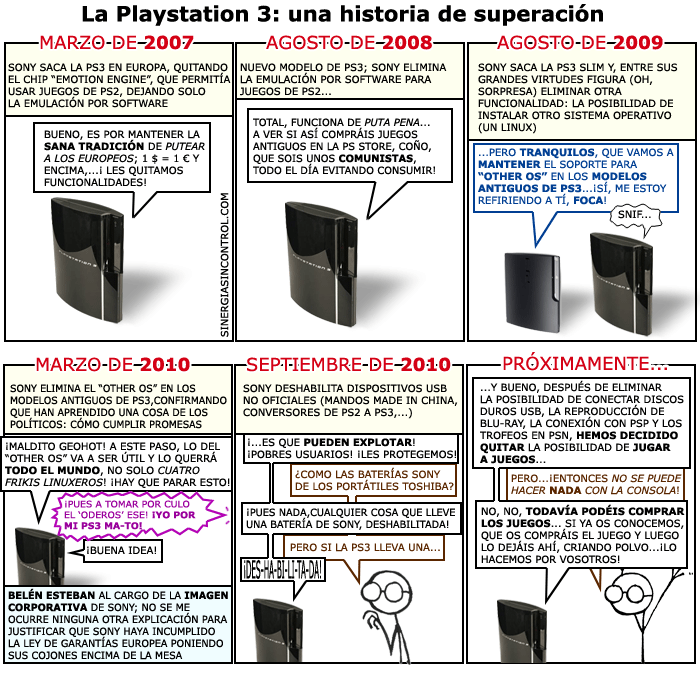 La PS3: Una historia de superación Sony