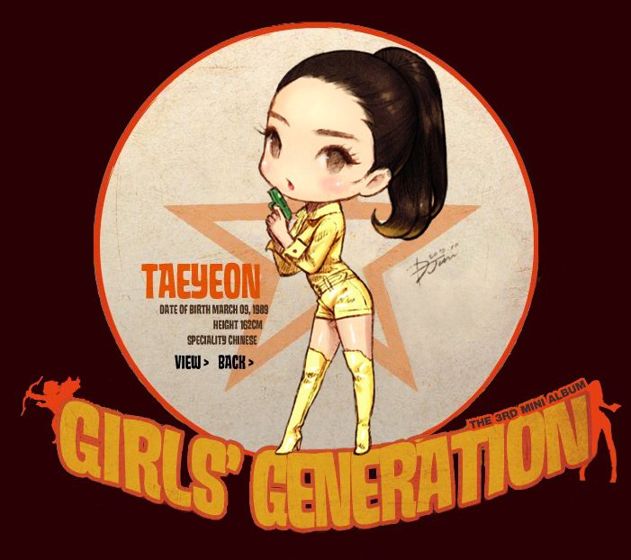 SNSD 3rd Mini Album Hoot (Comic Version) 06