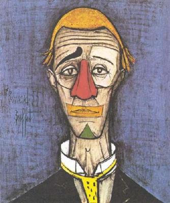 Quizz oeuvres de peintres célèbres - Page 11 Bernard-Buffet-Head-Of-The-Clown-45277