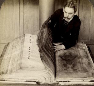  Codex Gigas :kitab iblis  Bild_foto_1906_teufelsbibel_codex_gigas