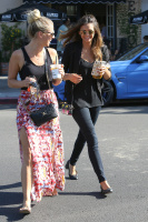 Nina Dobrev with Hilary at Alfred Coffee & Kitchen in West Hollywood (July 29) D2ybpZrf