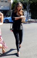 Nina Dobrev with Hilary at Alfred Coffee & Kitchen in West Hollywood (July 29) KoYIft12