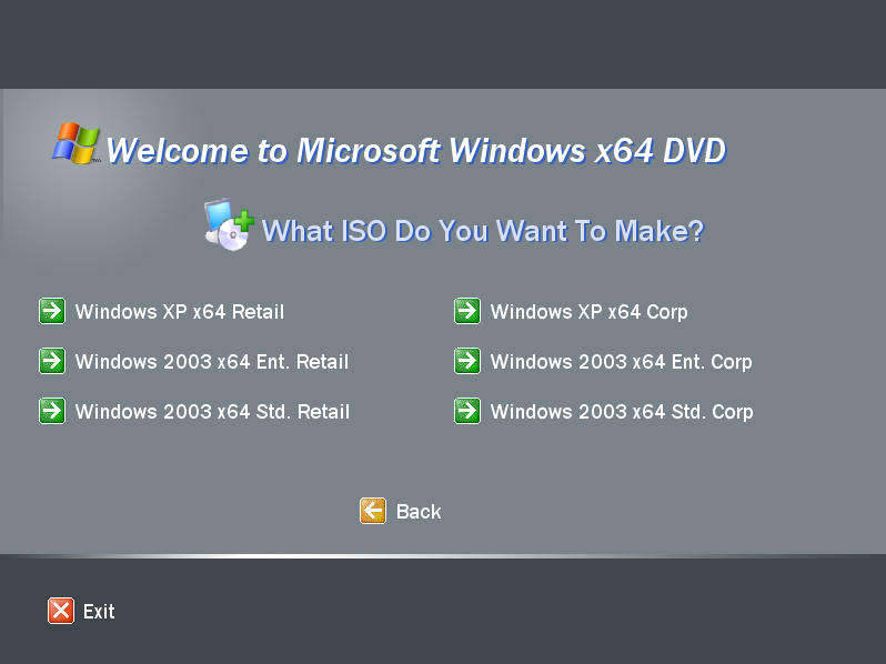 Windows XP 64Bit 6 in 1 (Un-compressed 3.7 GB, Compressed 9.7 MB !!) 18572626ca7b37b0df355a5342216478690ecee