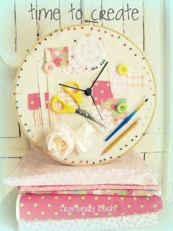 اعمال يدويه نقلتها لكم Craftberrybush-079clock1