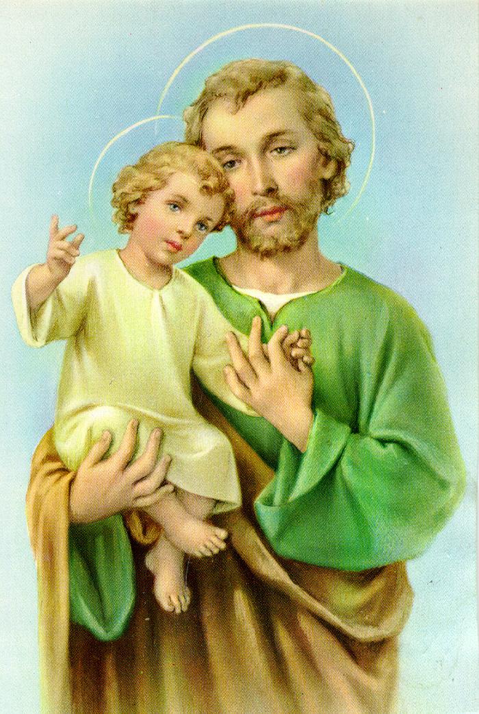 القديس يوسف البار / عيد مار يوسف St-joseph-infant-jesus-700x1042