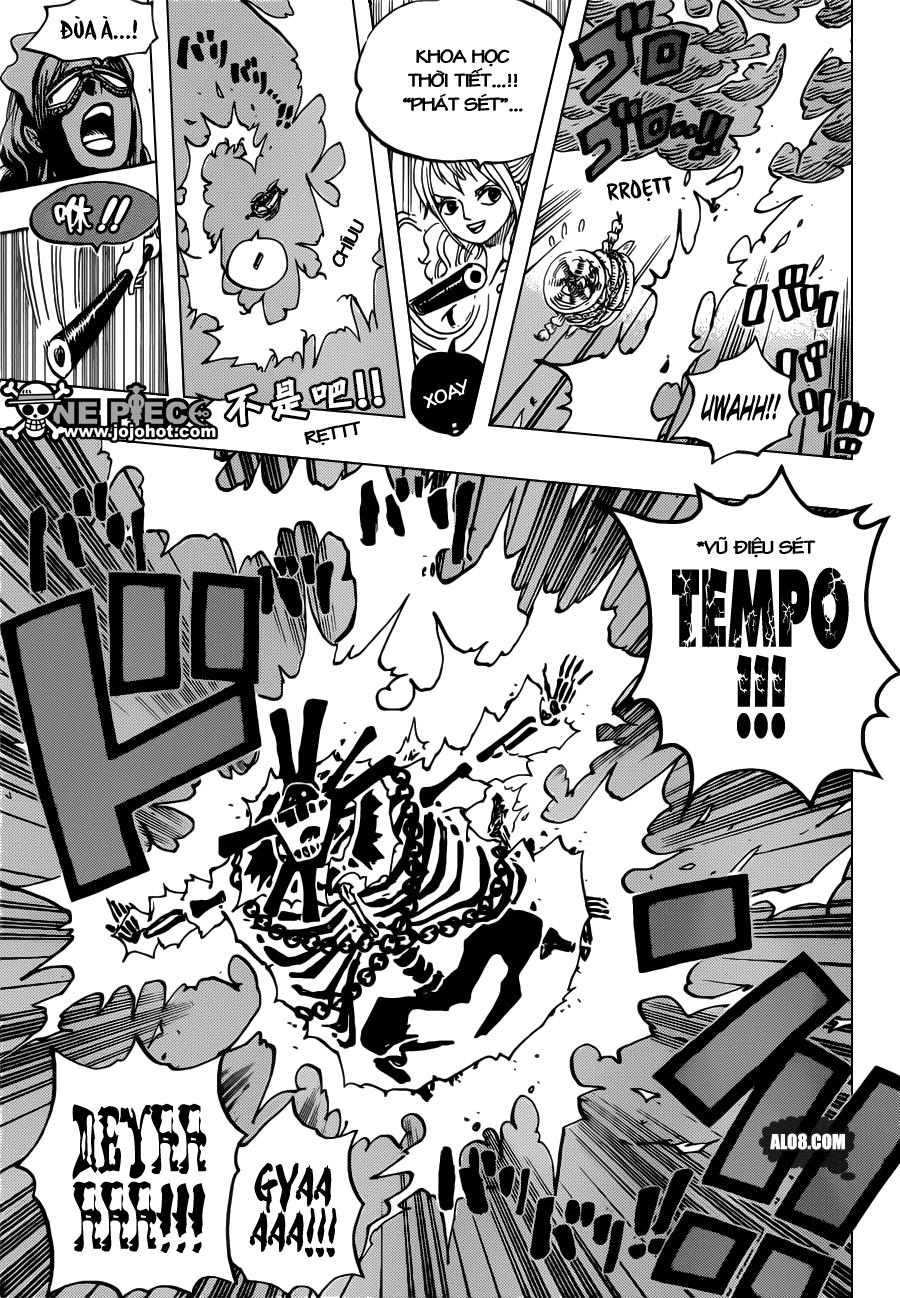 One Piece Chapter 695: Để đó cho tớ! 013