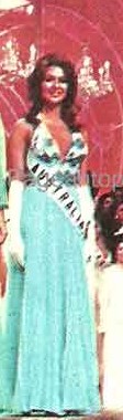 The Most Beautiful First Runner up. 17th Universe_1971-top-5-finalis