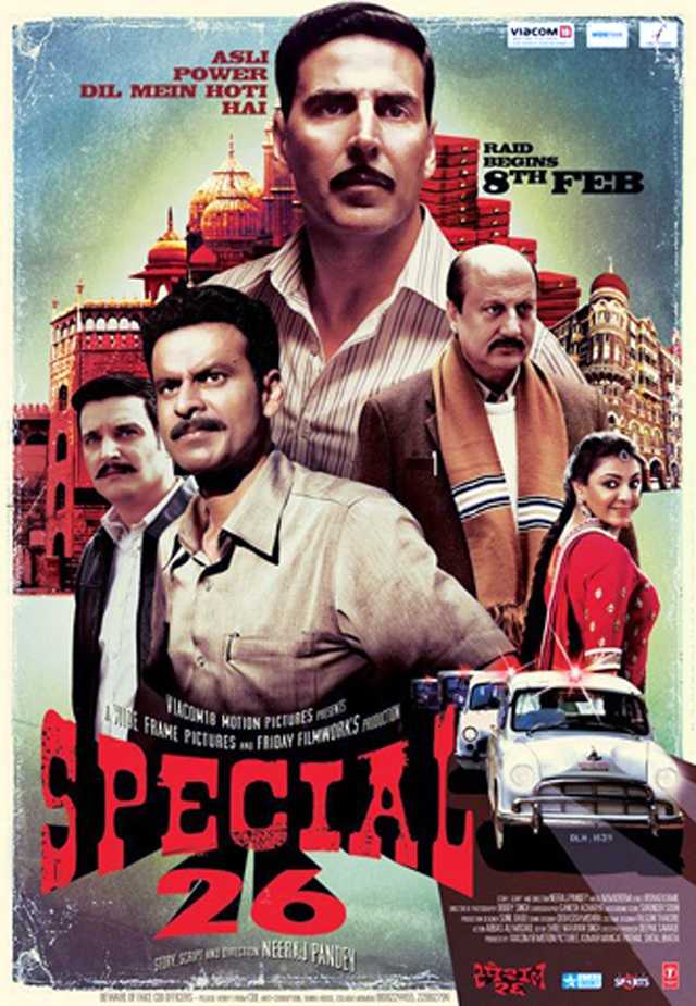 Special 26 (2013) - 1/3DvdRip - XviD - AC3 - MSubs Special-Chabbis-2013-movie-Poster