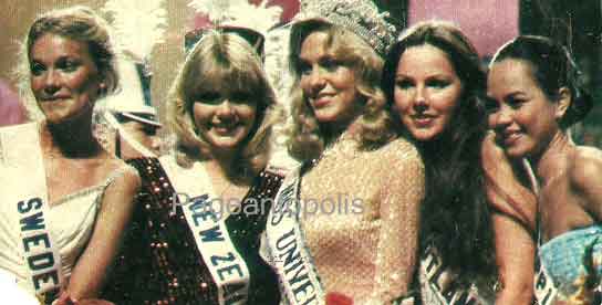 The Most Beautiful First Runner up. 17th Universe_1980-Top-5-a