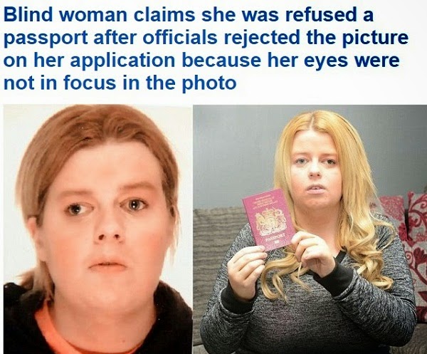 رفض استخراج جواز سفر لسيدة كفيفة.. والسبب عيناها Ka1