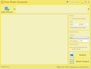 تحويل صيغ الصور مع برنامج Free Photo Converter 1